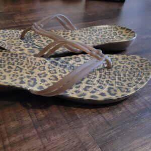 CROCS Leopard Print Sandals